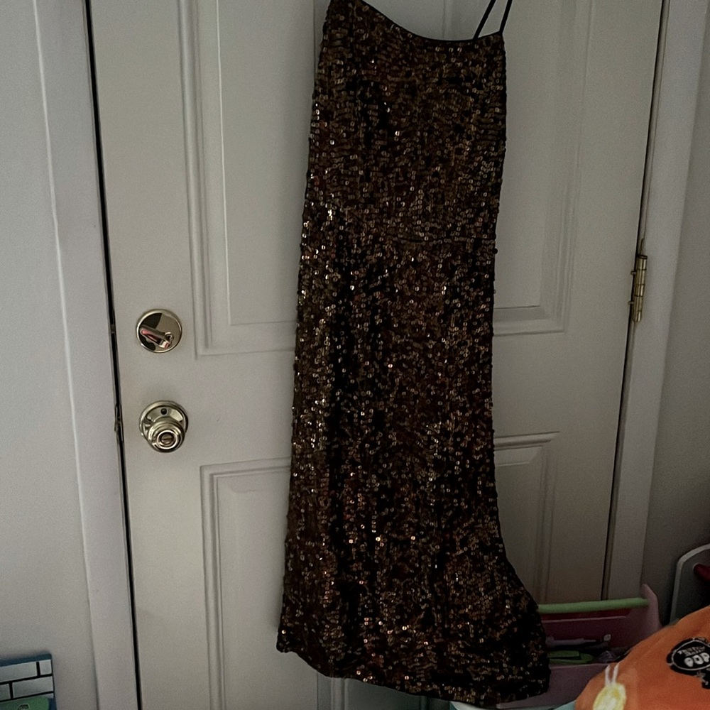 Tracy Reese Gold sequence dress
